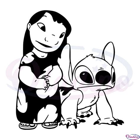 Disney Cartoon Series Lilo And Stitch Svg Digital File Lilo