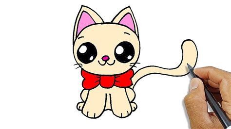 How To Draw Kawaii Cat Step By Step Easy Drawing Ideas For Beginners