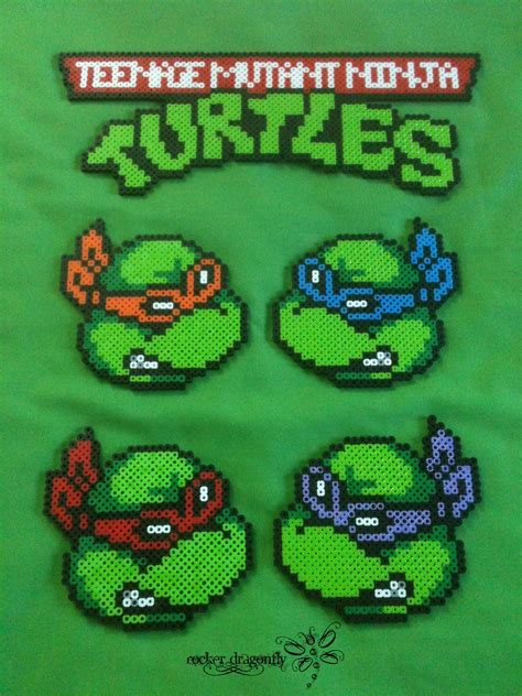 Teenage Mutant Ninja Turtles By RockerDragonfly On DeviantART Perler