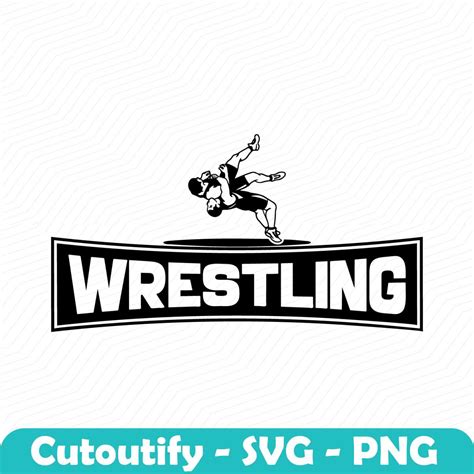 Wrestling Svg File Logo Silhouette Wrestling Svg Wrestler S Inspire