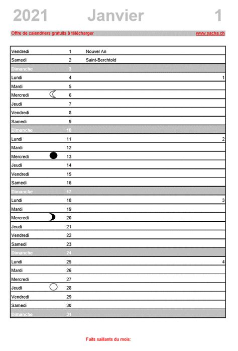 Calendrier à Imprimer 2021 Mois Par Mois Calendrier Lunaire