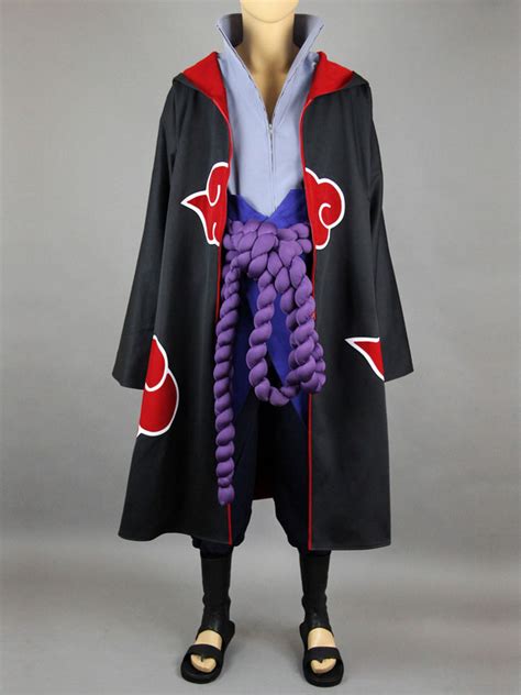 Naruto Uchiha Sasuke Akatsuki Halloween Traje 2024 Cosplay Halloween