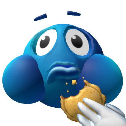 Blue Emoji Eating A Cookie Roblox