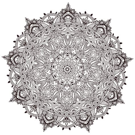 Really Hard Mandala Coloring Pages Coloring Home