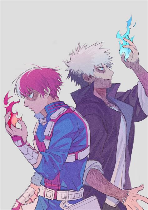 Dabi And Shoto Boku No Hero Academia Fan Art 43658230 Fanpop