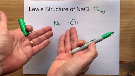 Draw The Lewis Structure Of Nacl Sodium Chloride Youtube