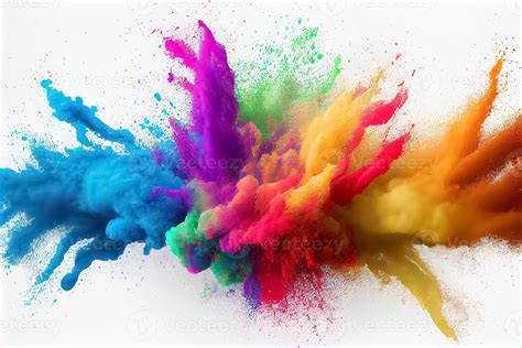 Color Powder Explosion Photography