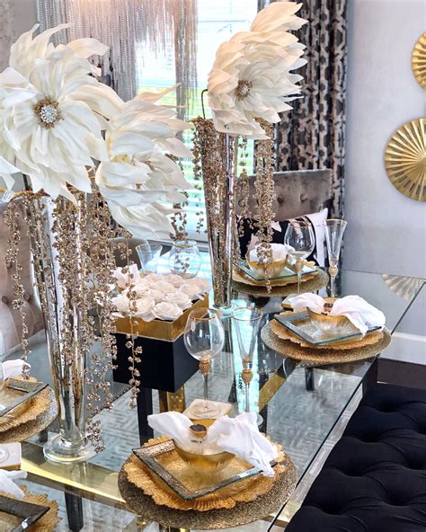 Gold Centerpieces For Dining Room Table: 12 Inspirations