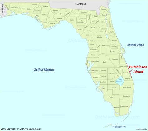 Hutchinson Island Florida Map