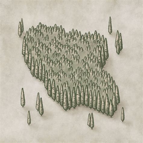 20 ways of drawing a forest mapmaking