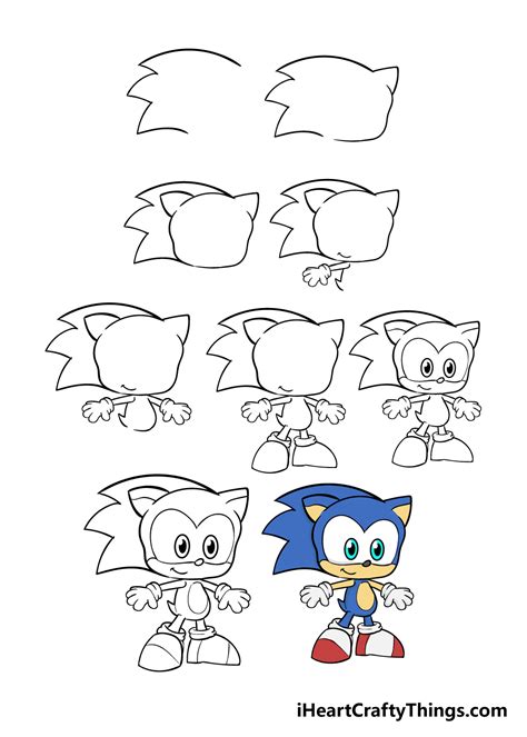 How to Draw Shadow the Hedgehog from Sonic the Hedgehog