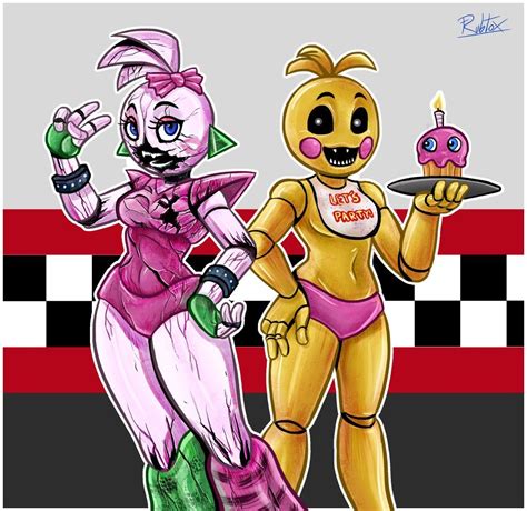 Rubén Delgado On Twitter In 2021 Anime Fnaf Glamrock Chica Fnaf