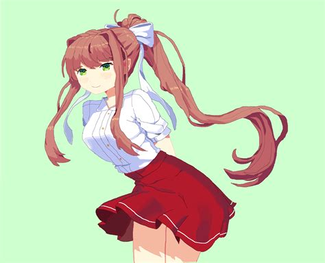 Casual Monika Made In Mspaint D Rddlc