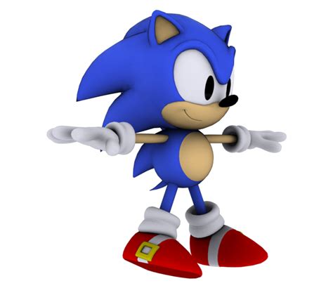 Imagen Classic Sonic Model Pc Generationspng Sonic Wiki Fandom