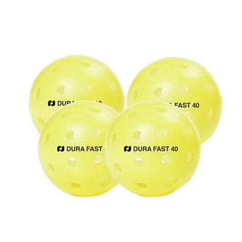 Dura Fast 40 Outdoor Pickleball 4 Pack Midwest Sports