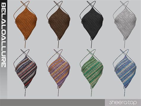 Belaloalluresheera Knit Top Patreon The Sims 4 Catalog