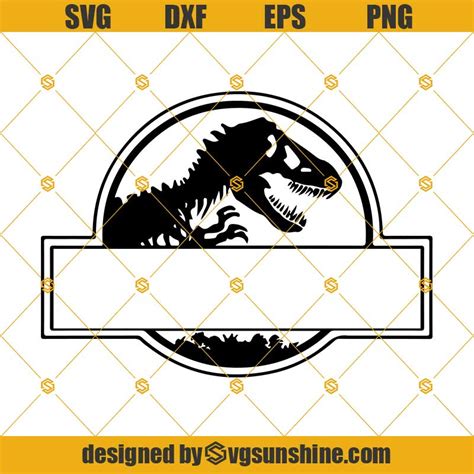 Dino Logo Put Your Own Name In Svg Cut Files Cricut Silhouette