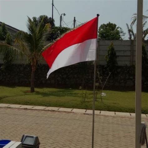 Jual Tiang Bendera Merah Putih Indonesia Galvanis Anti Karat 3meter