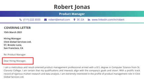 How To Address A Cover Letter Without Name 2023 Guide 10 Examples