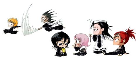 Render Bleach Ichigo Kurosaki Rukia Kuchiki Byakuya Abarai Renji