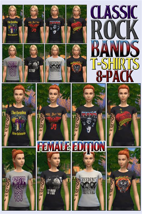 Ironleo78s Emporium Sims 4 Studio Rock Shirts Sims 4 Studio Sims