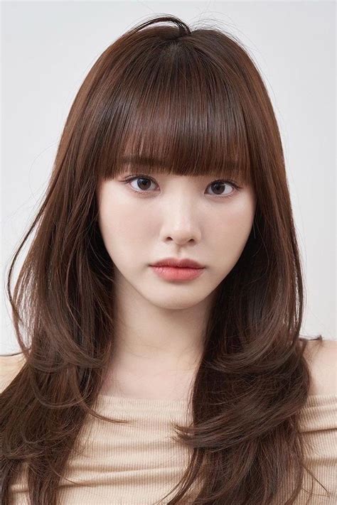 Side Bangs With Long Hair Korean Bangs Hairstyle How To Cut Bangs