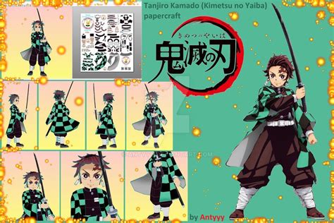 Tanjiro Kimetsu No Yaiba Papercraft By Antyyy On DeviantArt Paper