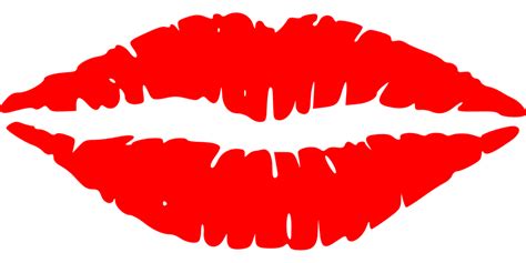 616 x 411 · png. Free vector graphic: Lips, Kiss, Print, Red, Love - Free ...