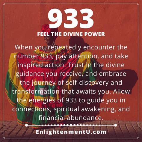 933 Angel Number Feel The Divine Power Seeing 933 Meaning