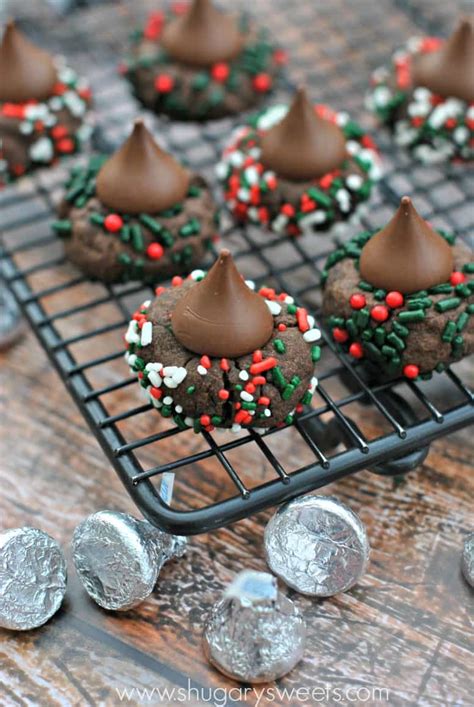 From cupcakes to brownies to breakfast treats, explore our best dessert recipes and find new ways to incorporate hershey candy in the kitchen. Chocolate Sprinkle Kiss Cookies - Shugary Sweets