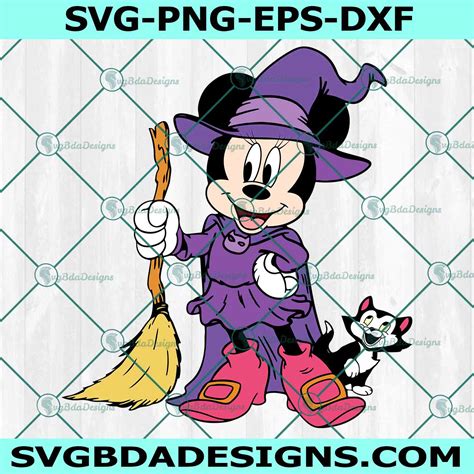 Halloween Minnie Mouse Svg Minnie Mouse Svg Halloween Svg Svgbdadesigns