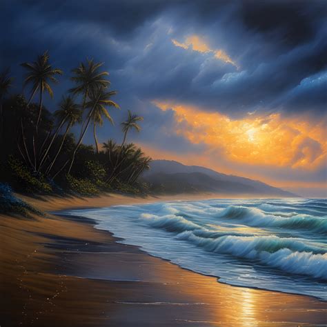 512x512 Resolution Beach Waves Hd Ai Coast Sunset 512x512 Resolution