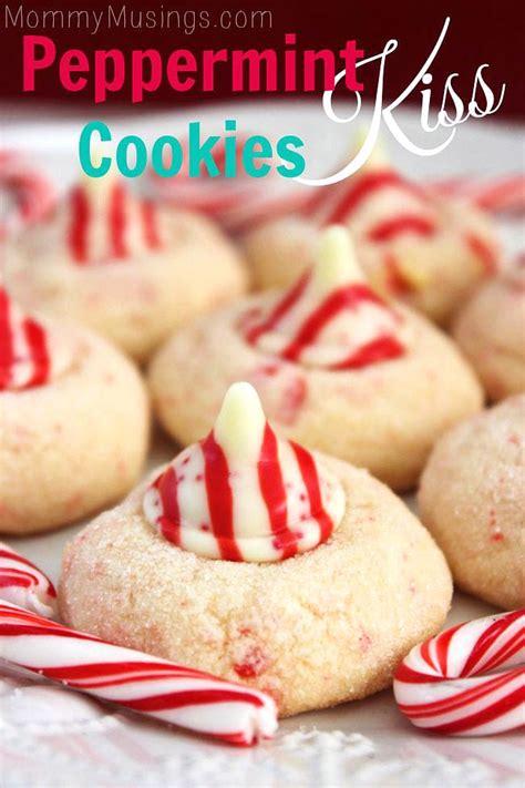 Giant hershey kiss stuffed chocolate chip cookies. Peppermint Kiss Cookies Recipe