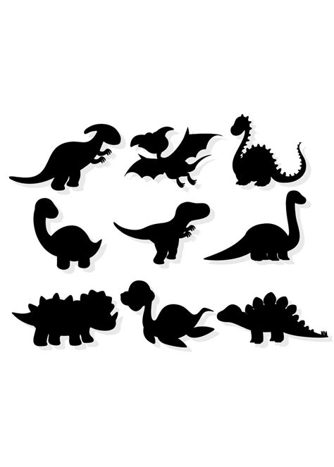 Cute Dinosaur Silhouette Svg For Cricut Baby Dinosaur Silhouette Svg