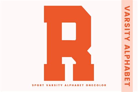 Modern Varsity Font Svg Varsity Letter Sports Font Retro Etsy