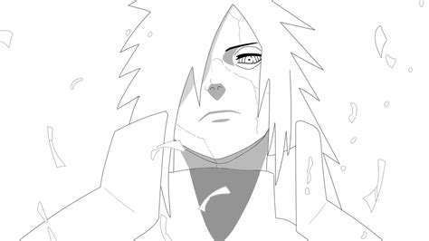 Madara Uchiha Lineart By Xryuuk On Deviantart