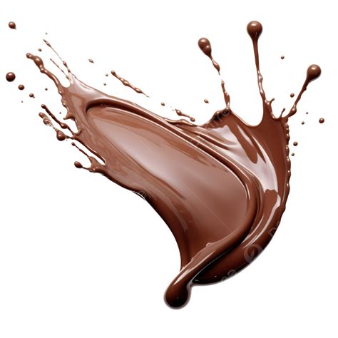 Chocolate Splash With Droplets Chocolate Chocolate Splash Splash PNG