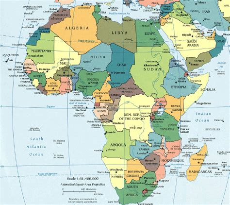 Political Map Of Africa And The Middle East Courtesy Of Learnnc