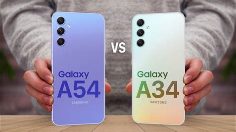 Samsung Galaxy A54 Vs Samsung Galaxy A34 Comparison Youtube