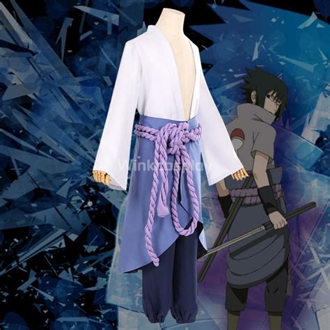 Sasuke Uchiha From Naruto Halloween Cosplay Costume B Edition