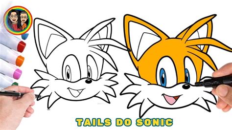 Como Desenhar Tails Do Filme Como Dibujar A Tails How To Draw Tails