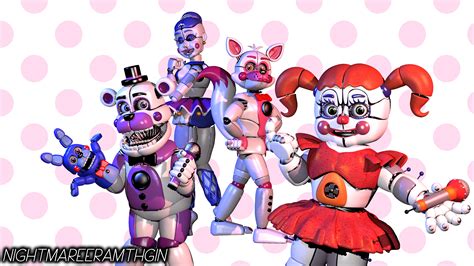 Foxy Freddy Ballora Circus Baby Five Nights At Freddys Sister Location