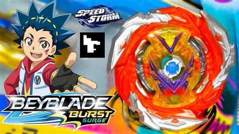 New Brave Valtryek V6 Beyblade Burst Surge Combo Spear Valtryek Qr Code