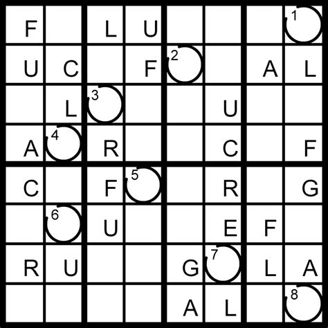 Printable sudoku puzzles (legacy version). Magic Word Square: New Word Sudoku (Swifty Sudoku!) Puzzles for Saturday, 10/1/2011