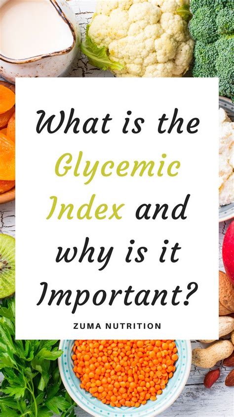 What Is The Glycemic Index And Why Is It Important Gi Health