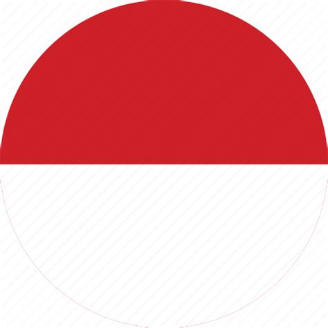 Circle Circular Country Flag Flag Of Indonesia Flags Indonesia