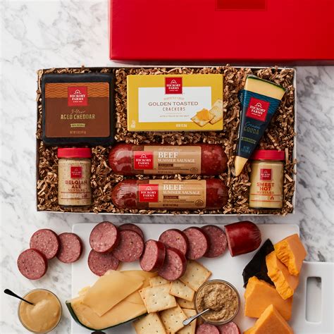 all natural sausage and cheese t box 59 99 hickory farms