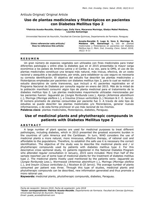 Pdf Artículo Original Original Article