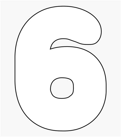 Number 6 Printable