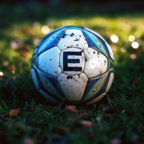 Premium Ai Image Closeup Shot Of A Soccer Ball